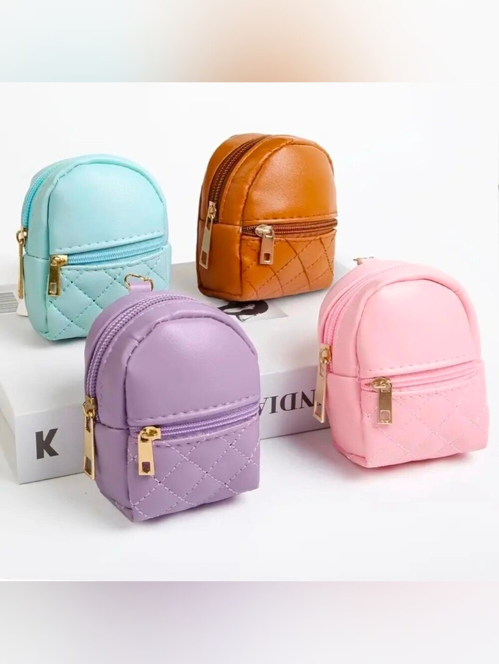 Mini Backpack Coin Purse - Bag Charm Key Chain